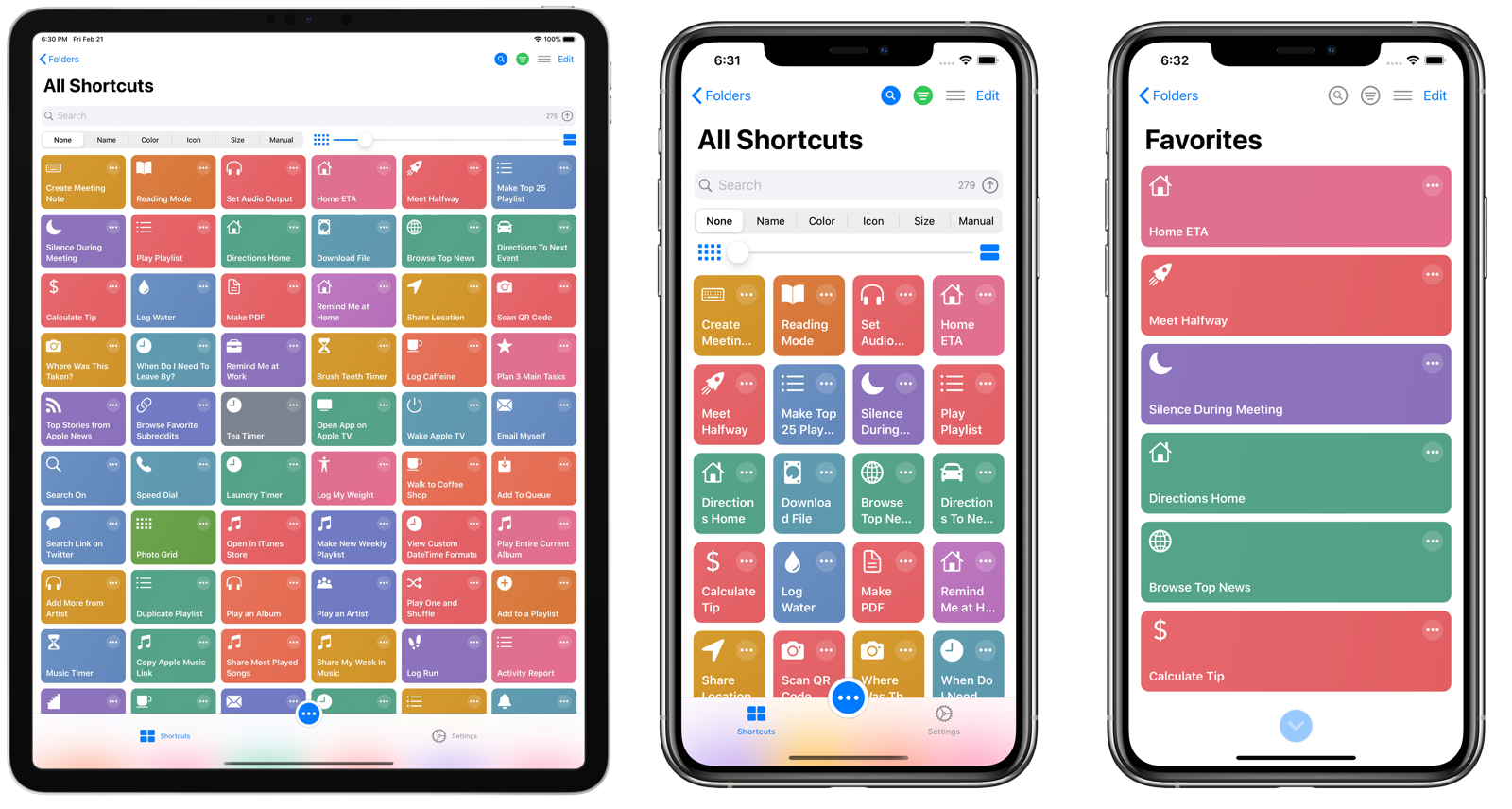 Shortcuts ios