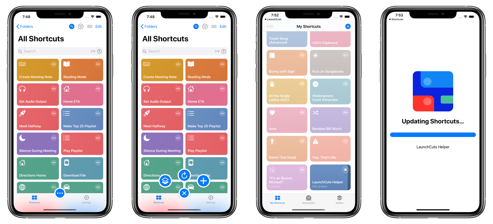 Updating Shortcuts in LaunchCuts 1.1